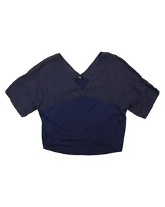 Ladies Max Mara Short Sleeve Cotton / Linen Blouse T-Shirt Size M - Picture 1 of 4