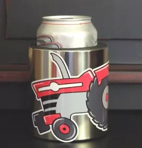 Massey Ferguson magnetischer GETRÄNKEHALTER mit Original Artwork Aufkleber von Lower Forty F - Bild 1 von 6