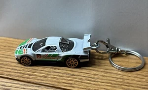 Hot Wheels Mystery Models Series 1 #2 Chase Acura NSX 2019 blanco llavero personalizado - Imagen 1 de 7