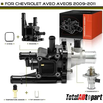 Conjunto de carcasa de termostato para Chevrolet Aveo Aveo5 09-11 Pontiac G3 2009 1,6 L Foto 1 de 4