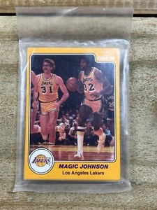 1983-84 Star Lakers 13 Card Team Set Sealed Magic Johnson James Worthy RC Jabbar - Picture 1 of 15