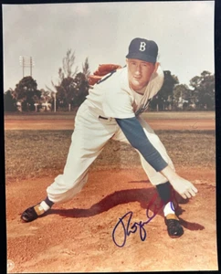 Roger Craig Signed Autographed Photo Brooklyn Dodgers - COA - Picture 1 of 1
