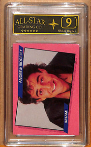 ANDREW RIDGELEY / WHAM! 1985 ROCK STAR CONCERT CARDS #12 SQUARE CORNERS ASG 9