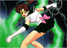 Sailor Moon Series 3 Jupiter Thundercrash Zap! #17 2000 Dart Trading Card