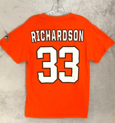 Camiseta Cleveland Browns Trent Richardson #33 Equipo NFL Ropa Naranja Mediana Foto 1 de 4