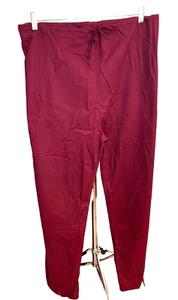 Mad Gear Drawstring Maroon Scrub Pants Sz 2XL - Picture 1 of 10