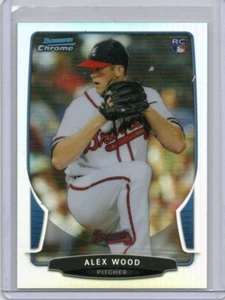 2013 Bowman Chrome Alex Wood #39 Rookie Card Refractor - Bild 1 von 2