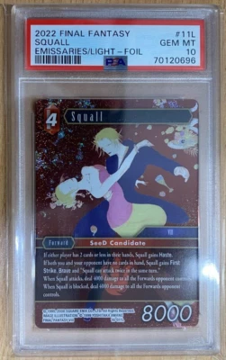 Squall (16-011L) FOIL PSA 10 GEM MINT Final Fantasy 70120696 - Image 1 of 2
