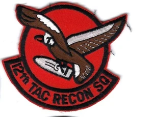 PATCH USAF 12TH TAC RECON SQ TRS BERGSTROM  AFB           JT31 - Picture 1 of 1