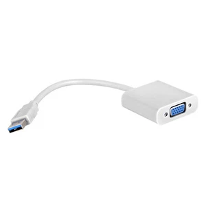 Adaptador USB 3.0 a VGA Tarjeta de Pantalla para Portátil LCD Video Expandir Clonar Espejo 1080P - Imagen 1 de 6