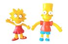 The Simpsons Lisa And Bart Bendable Poseable Collectible Toy Figures