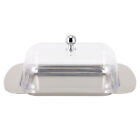 Stainless Steel Butter Dish with Clear Lid - Cake Display