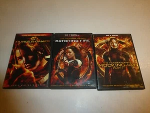 The Hunger Games, Catching Fire & Mockingjay Part 1,DVDs Widescream Very Good332 - Picture 1 of 6