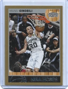 Manu Ginobili-San Antonio Spurs-2013-14 Panini Hoops Basketball Gold #195 - Picture 1 of 2