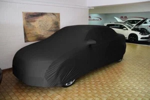 Vollgarage Carcover Indoor Schwarz mit Spiegeltaschen für Audi A3 Cabrio ab 2014 - Picture 1 of 2
