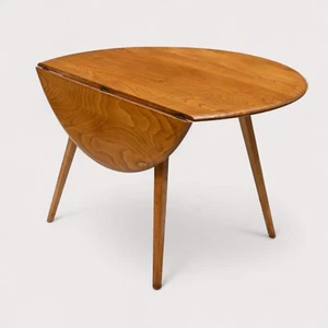 1960 Ercol Windsor Drop Leaf Table Light Finish Model 384 Retro FREE UK Delivery - Picture 1 of 24