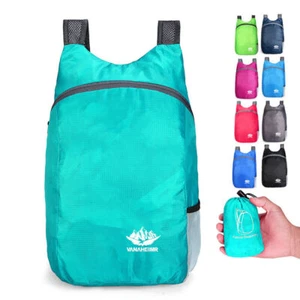 Mochila de viaje deportiva ligera plegable de 15 L Mochila de día Bolsas de gimnasio - Imagen 1 de 20