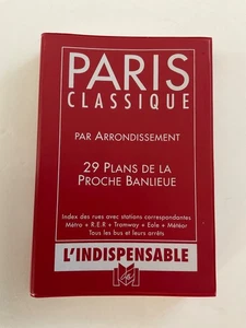 Paris Classique Par Arrondissement 29 Plans De La Proche Banlieue Metro Guide - Picture 1 of 4