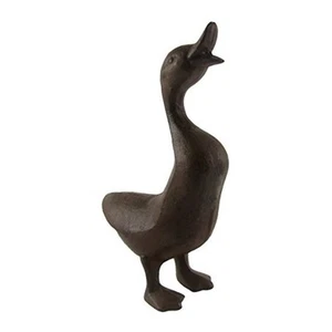 Treasure Gurus Metal Duck Garden Statue Figurine Pond Ornament  - Picture 1 of 2