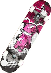 Mädchen Skateboard komplett mit 31,5" x 7,75" Double Kick Concave Deck Canadian M - Bild 1 von 3