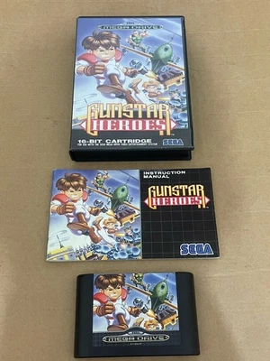 Sega Mega Drive Gunstar Heroes CIB Pal Version Boxed Fast Despatch Next Day - Image 1 of 4