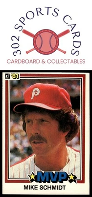1981 Donruss #590 Mike Schmidt - Image 1 of 2