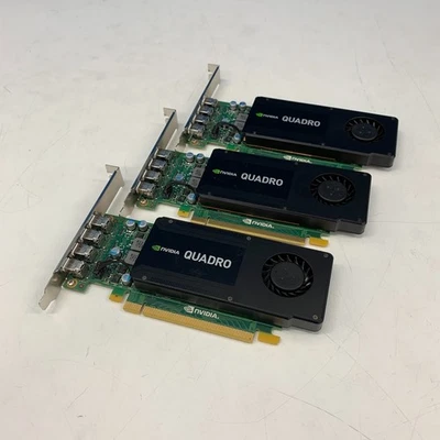 Job Lot x 3 - NVIDIA Quadro K1200, 4GB GDDR5, Graphics Card Fully Tested - Image 1 of 4