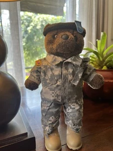 Orsacchiotto di peluche Bear Forces of America US Army Ira verde inc mimetico - Foto 1 di 8