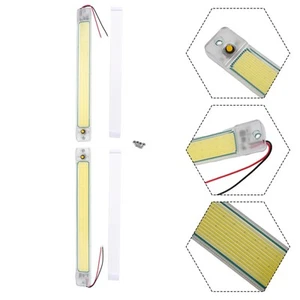 2x- LED Strip Lights Bar Car 12V 24V Caravan Boat Fishing Camping Interior Lamp. - Picture 1 of 24