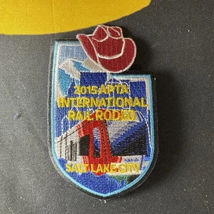 2015 APTA International Rail Rodeo Salt Lake City Zugwagen gestickter Aufnäher - Bild 1 von 2