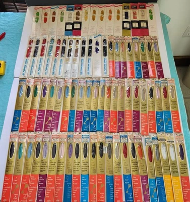 Lote 79 Cremalleras Vintage Nuevos Abrigos Talon J&P Metal Todo Empaquetado Nuevo de Lote Antiguo Años 60-70  Foto 1 de 4