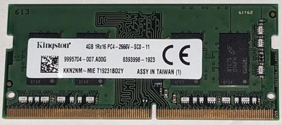 Kingston 4GB PC4-21300 DDR4-2666V Laptop Memory SDRAM KKN2NM-MIE - Image 1 of 3