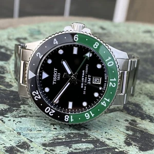 Tissot Seastar 1000 Swiss Quartz GMT Dive Watch 40mm - Picture 1 of 20