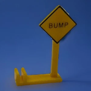 De Colección Aurora Tjet Lock & Joiner Bump Track Signo Original Nuevo Letrero Solo - Nuevo de Lote Antiguo - Imagen 1 de 2