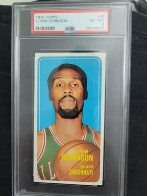 1970 Topps Basketball #40 Flynn Robinson PSA 6 - Image 1 of 2