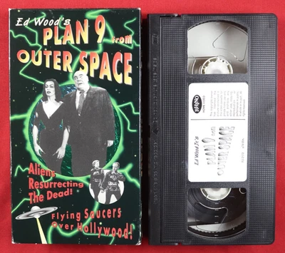Ed Wood's Plan 9 From Outer Space (VHS Tape, 1994, Rhino Home Video) - Very Good - Image 1 of 4