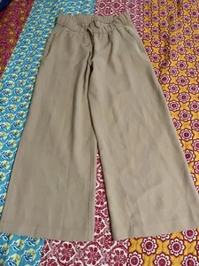 Lululemon On the Fly Wide-Leg 7/8 Pant *Woven Beige Size 4 - Picture 1 of 5