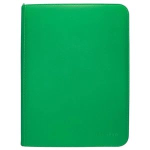 Green Ultra Pro Vivid 9 Pocket Zippered PRO-Binder [NEW] Trading Card Holder - Picture 1 of 1