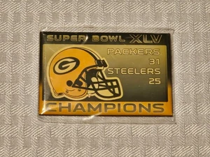 Green Bay Packers Super Bowl XLV Champions 2" x 3" Gedenkmagnet - Bild 1 von 4