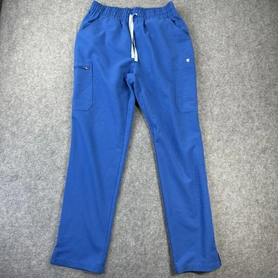 Pantalones Médicos Figs Mujer Medianos Azul Colección Técnica Bolsillos con Cordón Foto 1 de 4