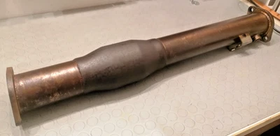 Catalizzatore sportivo metallico 300 celle Vibrant Lancer Evolution X sport kat - Immagine 1 di 4