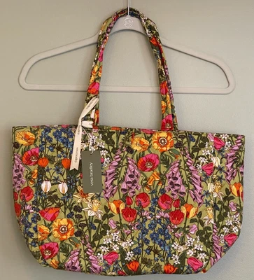 Vera Bradley Small Hathaway Tote MEADOW BOUQUET ~ NWT - image 1 of 4