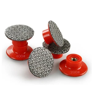 1/4 pieza 2 pulgadas 50 mm Galvani tamaño diamante abrasivo disco 50/100/200/400 grano - Imagen 1 de 11