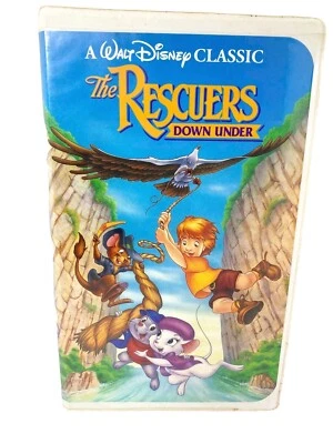 The Rescuers Down Under Vhs! 1990 Fantasy! See) The Jungle Book 2 - Image 1 of 4