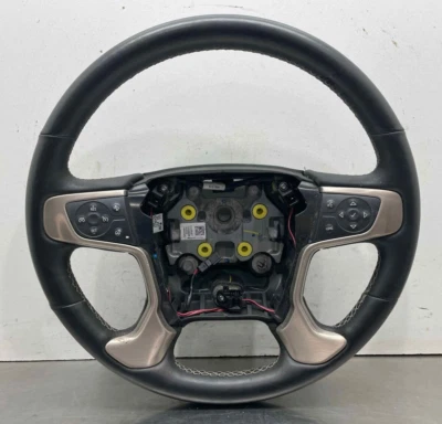 2015 Gmc Yukon Denali Steering Wheel Handle Jet Black 23278647 Gentherm Oe 15 20 - Image 1 of 4