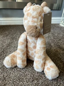Mamas & Papas Geoffrey Giraffe superweiches Spielzeug Beanie Plüsch 10 Zoll groß brandneu - Bild 1 von 2