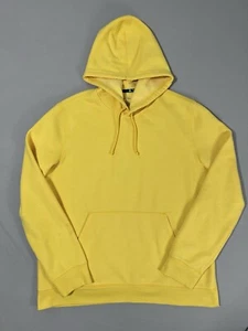 Tek Gear Sweatshirt Men Large Yellow Long Sleeve Hoodie Ultrasoft Fleece - Picture 1 of 6
