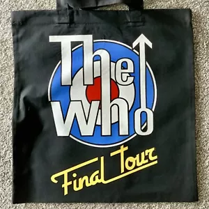 Bolso de Mano Original Vintage Transfer The WHO Final Tour Impreso en Un - Imagen 1 de 1