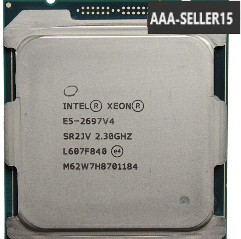 Intel Xeon E5-2697 V4 2.3Ghz 18-Core 45MB LGA 2011-3 Server CPU Processor SR2JV - Image 1 of 1