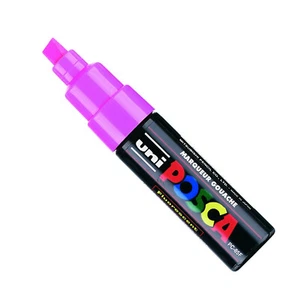 Marker Posca Neon Pink PC8K Spitze Breit Abgeschrägt - Bild 1 von 2